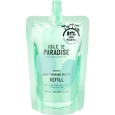 isle of paradise tanning water refill